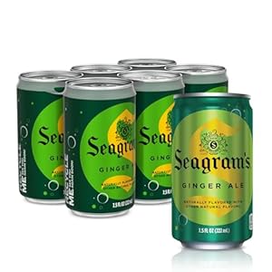 Seagram's Ginger Ale 7.5 Fl oz Mini Can Pack of 24
