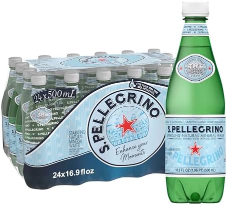 San Pellegrino Sparkling Mineral Water 500ml Plastic Bottle Pack of 24
