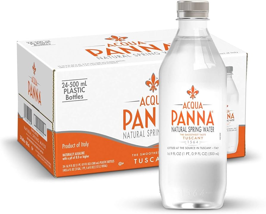 Acqua Panna Natural Spring Water 500ml Plastic Bottle Pack of 24