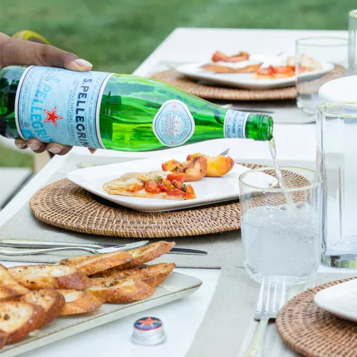 San Pellegrino Sparkling Mineral Water Glass Bottle 750ml Case of 15