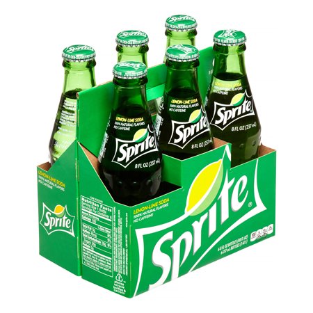 Sprite 8 oz Glass Bottle Pack of 24