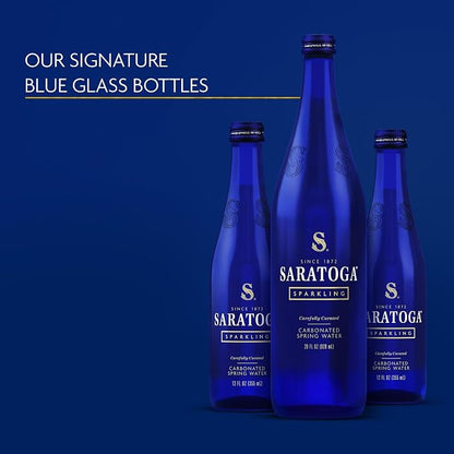 Saratoga Spring Sparkling 12 oz Glass Pack of 24