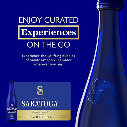 Saratoga Spring Sparkling 12 oz Glass Pack of 24