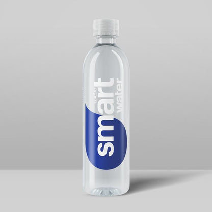 smartwater Vapor Distilled Water Bottles 16.9 Ounce Pack of 24