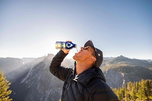 RAIN Pure Mountain Spring Water 16 ounce Eco Friendly Aluminum Bottle Pack of 24
